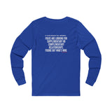FIGURE OUT UNISEX LONG SLEEVE T-SHIRT