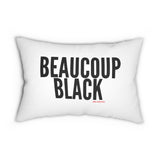 BEAUCOUP BLACK - BLACK LUMBAR PILLOW