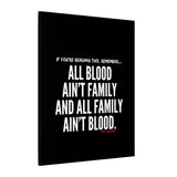 ALL BLOOD CANVAS ART