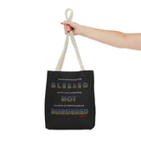 BLACK MAN RAINBOW TOTE BAG
