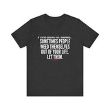WEED THEMSELVES OUT UNISEX SHORT SLEEVE T-SHIRT