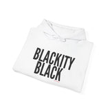 BLACKITY BLACK - BLACK UNISEX HOODIE