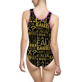 EAUX - GOLD 1 PIECE SWIM SUIT