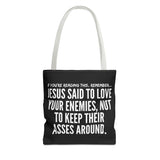 JESUS SAID TOTE BAG