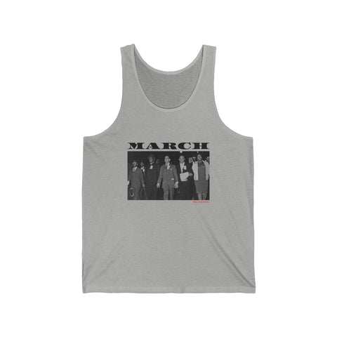 MARCH - BLACK UNISEX TANK TOP