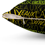 EAUX - MARDI GRAS THROW PILLOW