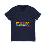 EAUX RAINBOW UNISEX V-NECK T-SHIRTS