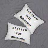 BLACK WOMAN RAINBOW LUMBAR PILLOW
