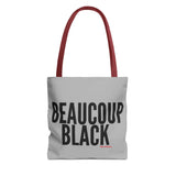 BEAUCOUP BLACK - BLACK UNISEX TOTE BAG