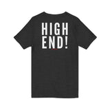 HIGH END WHITE UNISEX V-NECK T-SHIRTS