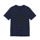 HIGH END BLACK UNISEX SHORT SLEEVE T-SHIRTS