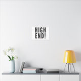 HIGH END BLACK CANVAS ART