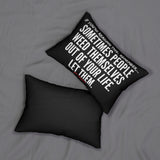 WEED THEMSELVES OUT LUMBAR PILLOW