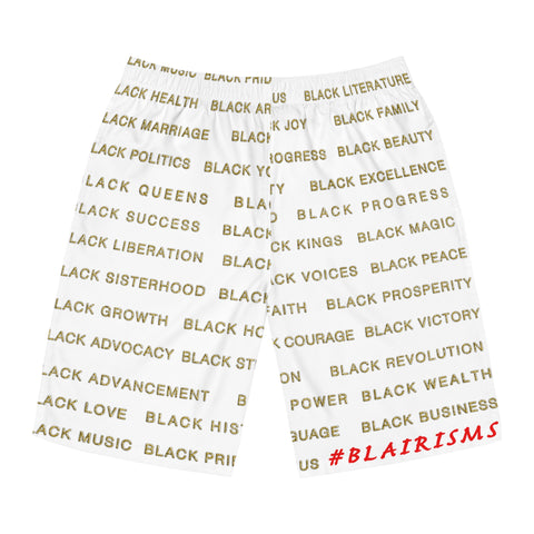Cultural Empowerment Board Shorts - Stylish Swimwear for Celebrating Black Excellence