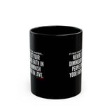 DIMINISHED FAITH CERAMIC MUG BLACK 110Z -150Z