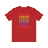 BIIIIIITCH RAINBOW UNISEX SHORT SLEEVE T SHIRTS