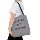 BLACK WOMAN RAINBOW TOTE BAG