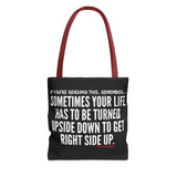 UPSIDE DOWN TOTE BAG