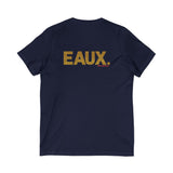 EAUX GOLD UNISEX V-NECK T-SHIRTS