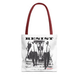 RESIST-BLACK TOTE BAG