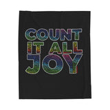 COUNT IT ALL JOY PLUSH PLANKET