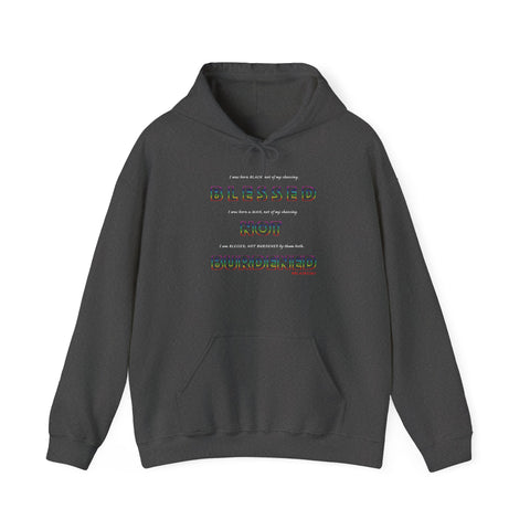BLACK MAN RAINBOW UNISEX HOODIE