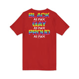 BLACK GAY PROUD AF V-NECK T-SHIRTS