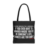 WHERE YOU FIT TOTE BAG