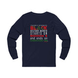 FRIENDLY REMINDER UNISEX LONG SLEEVE T-SHIRT