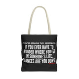 WHERE YOU FIT TOTE BAG