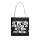 JESUS SAID TOTE BAG