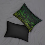 EAUX- MARDI GRAS LUMBAR PILLOW