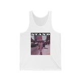 STAND - WHITE UNISEX TANK TOP