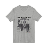 MOOD - WHITE UNISEX V-NECK T-SHIRT