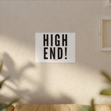 HIGH END BLACK CANVAS ART