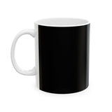 HECKLERS CERAMIC MUG - BLACK 110Z, 150Z