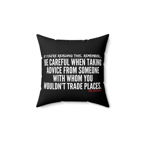 TRADING PLACES THROW PILLOW