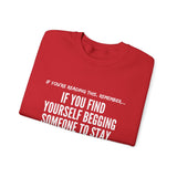 HELP THEM PACK UNISEX SWEATSHIRT