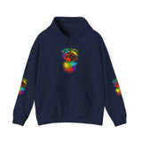 BLACK GAY PROUD FIST UNISEX HOODIE