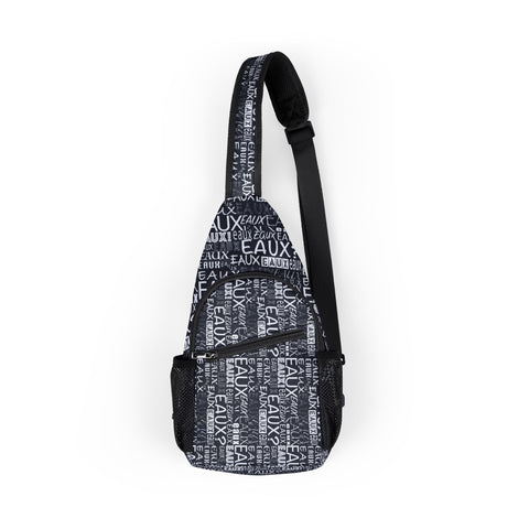 EAUX WHITE SLING BAG