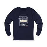REACH FOR SOMETHING WHITE GOLD UNISEX LONG SLEEVE T-SHIRTS