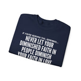 DIMINISHED FAITH UNISEX SWEATSHIRT