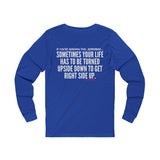 UPSIDE DOWN UNISEX LONG SLEEVE T SHIRTS