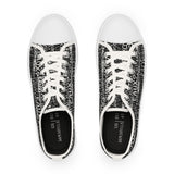EAUX WHITE LOW-TOP SNEAKERS-WHITE SOLE