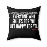 SMILES FOR YOU THROW PILLOW