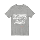 JESUS SAID UNISEX V-NECK T-SHIRT
