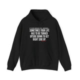 UPSIDE DOWN UNISEX HOODIE
