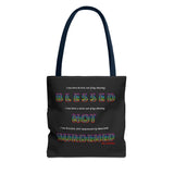 BLACK MAN RAINBOW TOTE BAG
