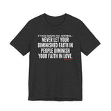 DIMINISHED FAITH UNISEX SHORT SLEEVE T-SHIRT
