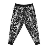 EAUX WHITE ATHLETIC JOGGERS